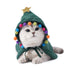 Dog Santa Tree Cloak Cat Christmas Costume with Hat