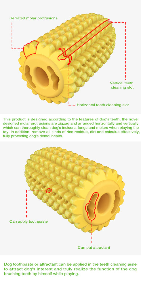 Corn Cleaning Teeth Dog Chewing Toy