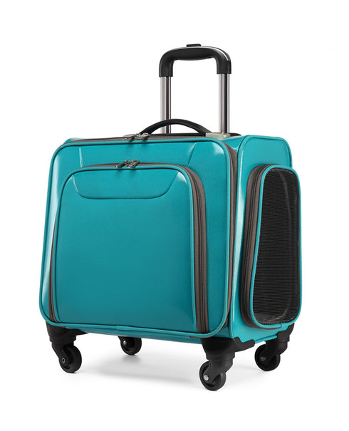 Pet Rolling Carrier Travel Bag with Wheels