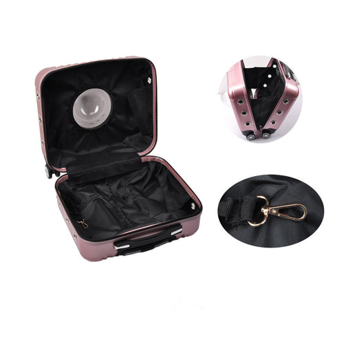 Space Capsule Pet Bubble Carrier Kitty Rolling Bag