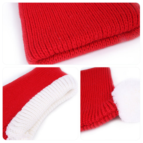 Dog Christmas Winter Warm Hat Scarf