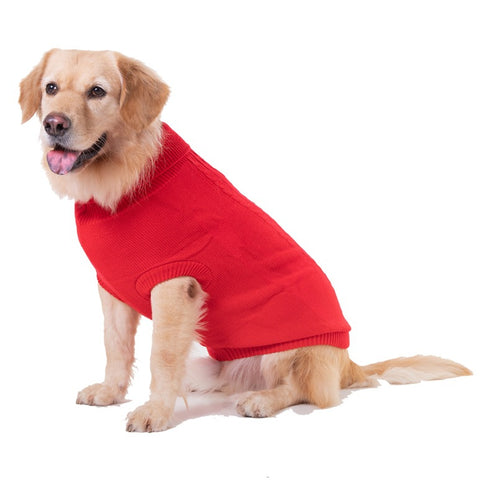 Pet Winter Clothes Classic Dog Blank Sweater