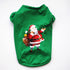 Christmas Cute Printed Breathable Puppy Clothes