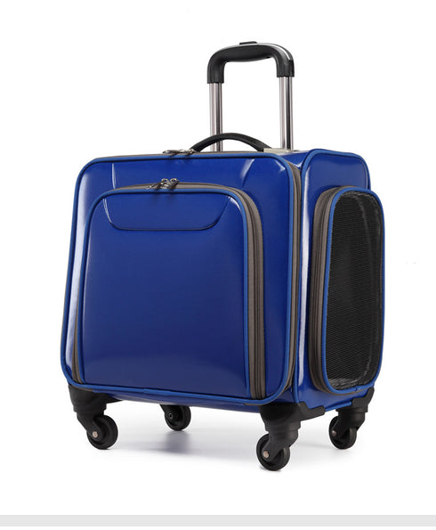 Pet Rolling Carrier Travel Bag with Wheels