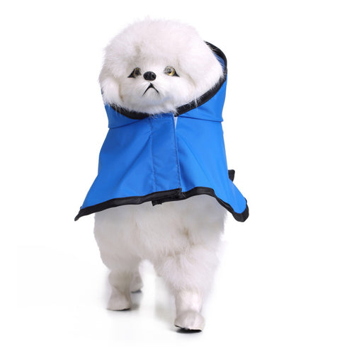 Fashion Pet Dog Reflective Raincoat with Hood