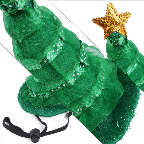 Christmas Tree Pet Headwear for Party Costume