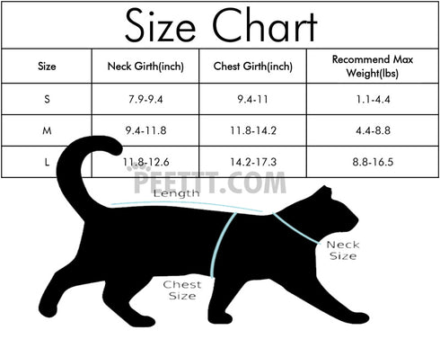 Reflective Cat Breathable Body Harnesses and Leash set