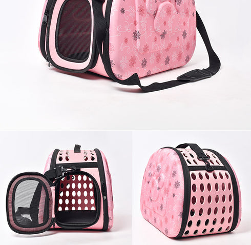 Foldable Pet Dog Cat Carrier Cage