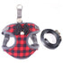 Escape Proof Plaid Pattern Dog Harnesses