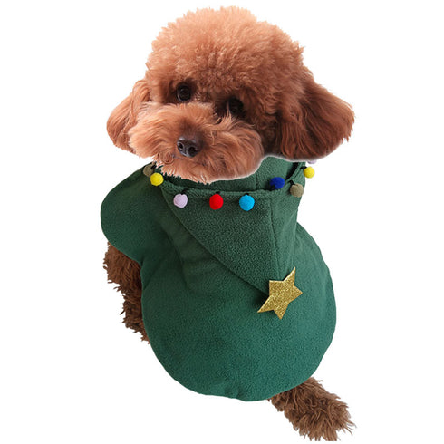 Pet Christmas Costume Cloak
