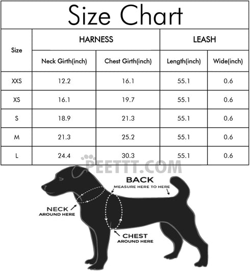 Reflective Leash and Harnesses for Cats Puppies