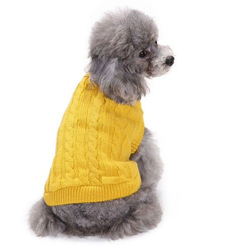 Pet Winter Clothes Classic Dog Blank Sweater