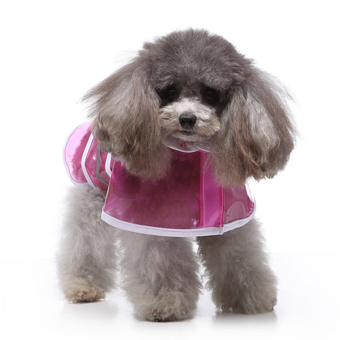 Fashion Pet Dog Reflective Raincoat with Hood