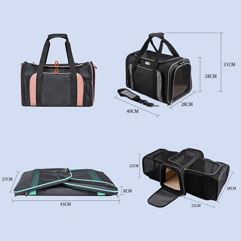 Pet Carrier Backpack Expandable for Dogs