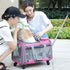 Cat Carrier with Telescopic Walking Handle