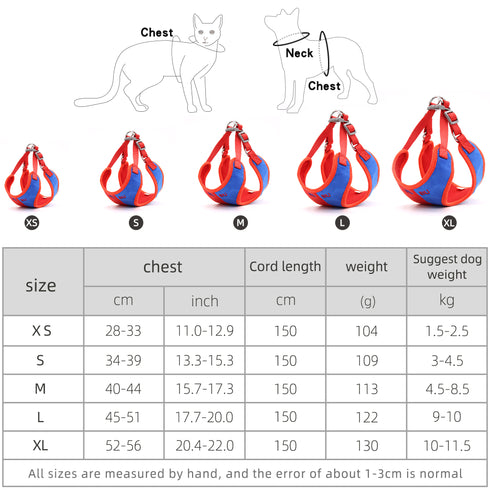 Comfort Padded Dog Walking Chest Harness