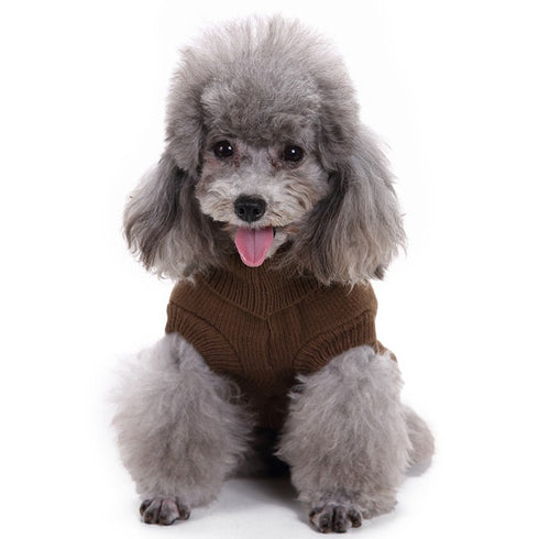 Pet Winter Clothes Classic Dog Blank Sweater