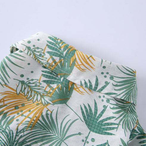 Hawaiian Pet Dog Lapel T-Shirts