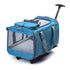 Cat Carrier with Telescopic Walking Handle