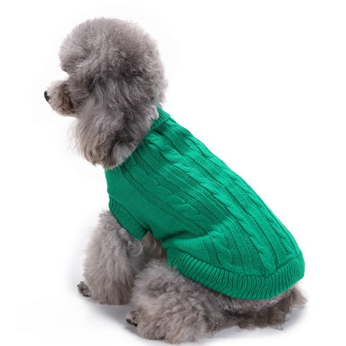 Pet Winter Clothes Classic Dog Blank Sweater
