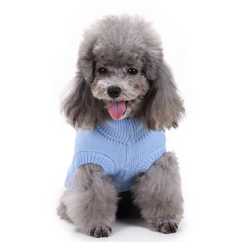 Pet Winter Clothes Classic Dog Blank Sweater
