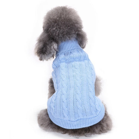 Pet Winter Clothes Classic Dog Blank Sweater
