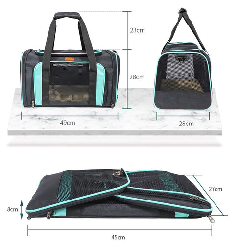 Soft-Sided Collapsible Pet Travel Carrier for Puppy