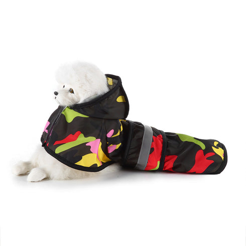Raincoat Waterproof Slicker Poncho for Puppies