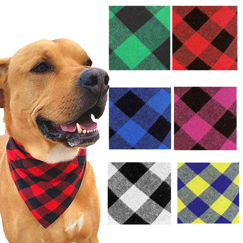 Blank Cute Dog Bandanas Washable Pet Scarfs