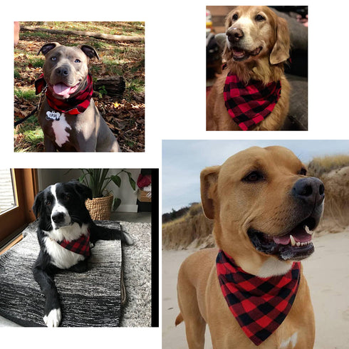 Blank Cute Dog Bandanas Washable Pet Scarfs