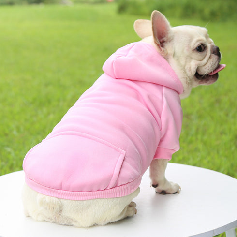 Classic Dog Clothing Warm Blank Hoodies for Crafting