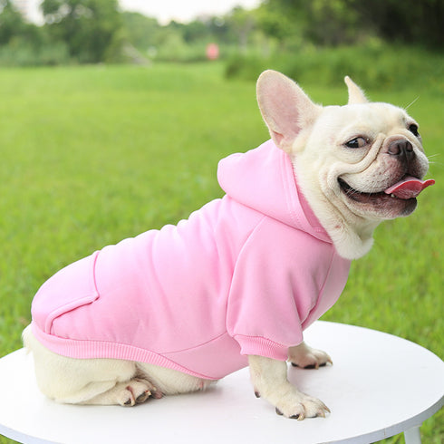 Classic Dog Clothing Warm Blank Hoodies for Crafting