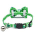 St.Patrick's Day Cat Collar with Cute Bow Tie
