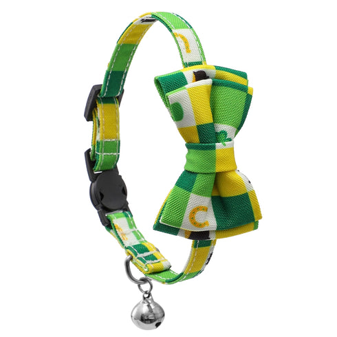 St.Patrick's Day Cat Collar with Cute Bow Tie