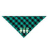 Green Plaid St. Patrick's Day Dog Bandana