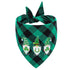Green Plaid St. Patrick's Day Dog Bandana