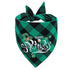 Green Plaid St. Patrick's Day Dog Bandana