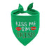 Kiss Me I'm Irish Bandanas Triangle Bibs