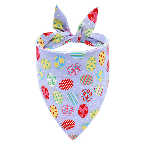 Easter Egg Pattern Dog Bandana
