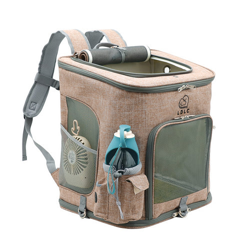Cat Ventilated Design Pet Travel Carrier Backpack