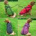 Large Pet Dog Jacket With Harness Winter Warm Dog Clothes