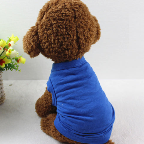 Dog Shirt Soft Breathable Dog Blank T-Shirt Jerseys