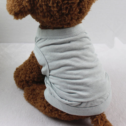 Dog Shirt Soft Breathable Dog Blank T-Shirt Jerseys