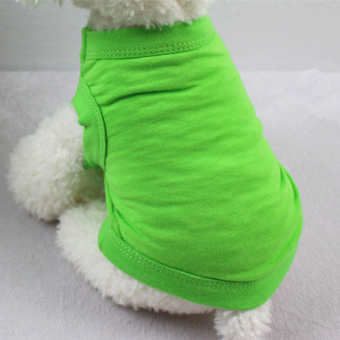 Dog Shirt Soft Breathable Dog Blank T-Shirt Jerseys