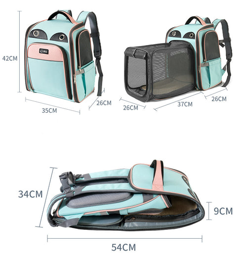 Safety Features Pet Carrier Backpack for Outdoor Use