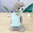 Colorful Dog Vest Dog Striped T-Shirt