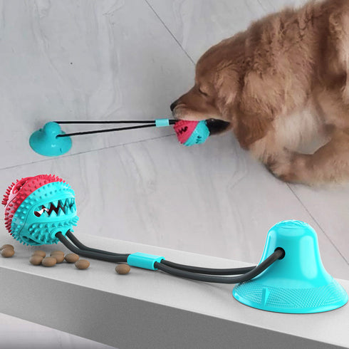 Dog Rope Pull Toy with Suction Cup Chew Tug Toys