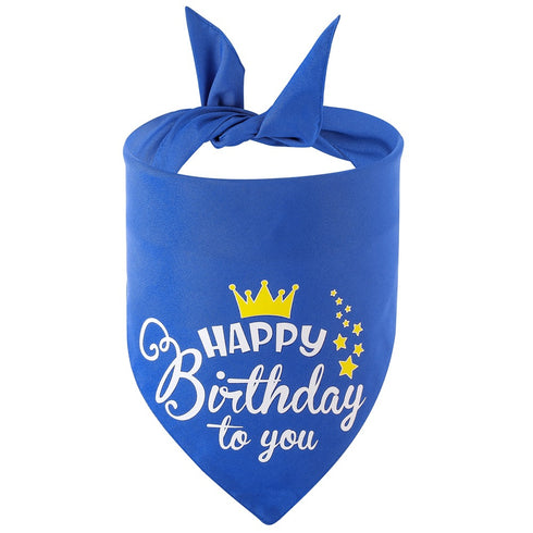 Dog Birthday Puppy Triangle Scarf
