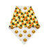 Dog Bandana with Pumpkin Bat Ghost Pattern