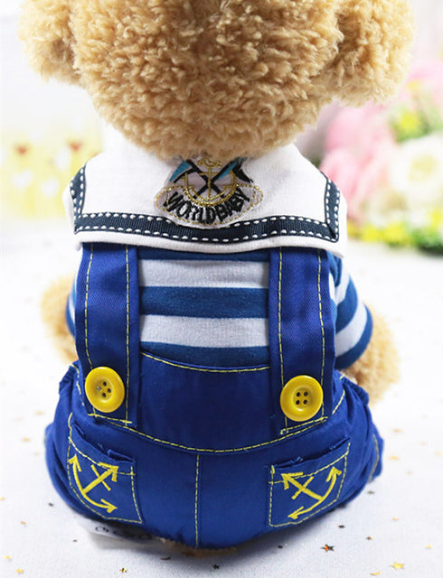Puppy Cute British School Uniform Pet Costume